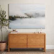 "Revealing II" - Art Print in Seaweed Green by Tania Medeiros - In a Room