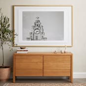 "liver bird" - Art Print in black and white by Stacy Cooke - In a Room