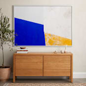 "Color Block" - Art Print in Sun by Heather Deffense - In a Room