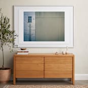 "From the Window, San Francisco 2" - Art Print in Dawn in the Alleyway taupe by Jacquelyn Sloane Siklos - In a Room