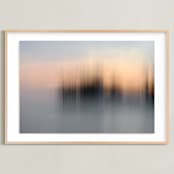 "Last Light" - Art Print in Sunset by Rachel Francis - Framed