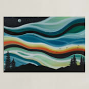 "Space Infinity" - Art Print in Midnight by Laura Blue Palmer - Unframed