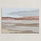 "Blushing Expanse" - Art Print in Expanse by Kati Ramer - Unframed