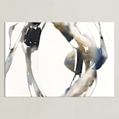 "Surrounding" - Art Print in grey wash by Michelle Lee - Unframed