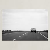 "Modern Cowboy" - Art Print in Black and White by Kaitlin Rebesco - Unframed