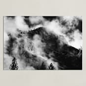 "Clouds/Yosemite" - Art Print in Black and white by Elise Akerson - Unframed