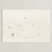"Fullness - I" - Art Print in Sand Cream by Alexandra Feo - Unframed