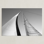 "Sail with Me" - Art Print in Metal by Crystal Lynn Collins - Unframed