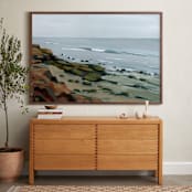 "Ladies of Leisure" - Art Print in Sea Blue by Haley Knighten - In a Room