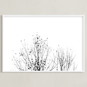"Fly Fly Away" - Art Print in Night by Karen Kaul - Framed