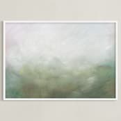 "Morning Mist" - Art Print in Moss by Lorent and Leif - Framed
