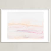 "Eventide" - Art Print in White by Itsy Belle Studio - Framed