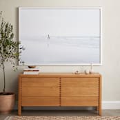 "September West" - Art Print in Fog Blue by Krissy Bengtson - In a Room