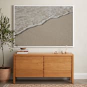 "A Kiss Upon" - Art Print in Natural by DENiSE CREW. - In a Room