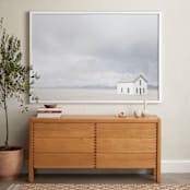 "on the range" - Art Print in mountain blue by Alicia Abla - In a Room