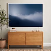"Sunrise above the Clouds" - Art Print in Cool Sunrise by Jessica C Nugent - In a Room