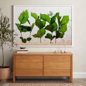 "lush green" - Art Print in lush green by Qing Ji - In a Room