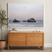 "California Seascape" - Art Print in Pacific Pastel by Wilder California - In a Room