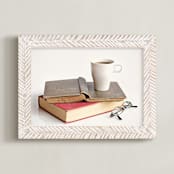 "Well Read" - Art Print in Vintage by Erin Niehenke - Framed