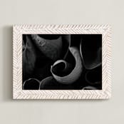 "Twists and Turns in Black and White" - Art Print in noir by Alexis Arnold - Framed