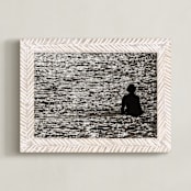 "Scenes from Eilat 2018, 10" - Art Print in Sunset silhouette by Tal Paz-Fridman - Framed