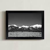 "Reach New Heights" - Art Print in Charcoal by Ana V. Ramirez - Framed