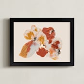 "Flora" - Art Print in Cinnamon by Kamala Nahas - Framed