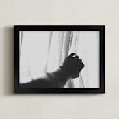 "Let the light in" - Art Print in Black and white by Catherine Culvenor - Framed