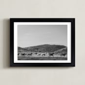 "wild wild west II" - Art Print in Western Grey by Sara Hicks Malone - Framed