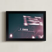 "Exit Only" - Art Print in Midnight by Adam Stanzak - Framed