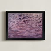 "Shimmer" - Art Print in Amethyst by Grae - Framed