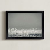 "Morning Impressions" - Art Print in Misty Grey by Gabrial Reising - Framed
