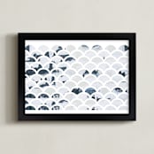 "93 sunsets" - Art Print in twilight by Kate Capone - Framed