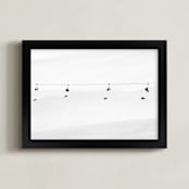 "Into the white" - Art Print in grey by Massimiliano Massimo Borelli - Framed