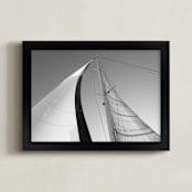 "Sail with Me" - Art Print in Metal by Crystal Lynn Collins - Framed