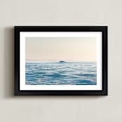 "Blue Beauty" - Art Print in Blue by Lucia Coppola - Framed