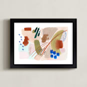 "Monument Colorado" - Art Print in Red Rocks by Erika Firm - Framed