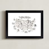 "Pirate Map" - Art Print in Ahoy by Jessie Steury - Framed