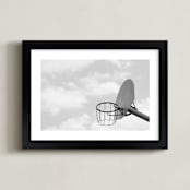 "Sky Hoop" - Art Print in Moon by Paola Benenati - Framed