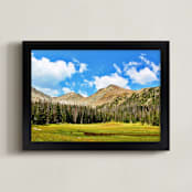 "Into the Meadows" - Art Print in Grassy Meadow by Brittany Bay - Framed