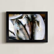 "All Together" - Art Print in Silver Grey by Marco Augusto Ferreira - Framed