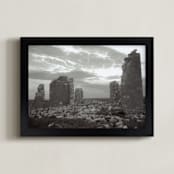 "Last Day of School" - Art Print in Black and White by Eric Eikenbary - Framed