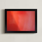 "Experiments With Film 002" - Art Print in Solid Red by Arash Fattahi Acosta - Framed