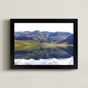 "Spegilmynd" - Art Print in Moss Green by Miranda Mol - Framed