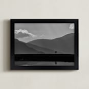 "Defiant" - Art Print in Black and White by Mark Kirby - Framed
