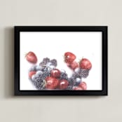 "Fall Berries" - Art Print in Berries by XL - Framed