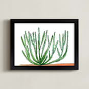 "Organ Pipe Cactus 1" - Art Print in Cactus Green by TweetSweet - Framed