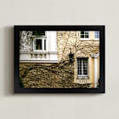 "House of Vines" - Art Print in Bay Yellow by AJD - Framed