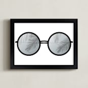"Dreamers" - Art Print in Noir by King Richard IX - Framed