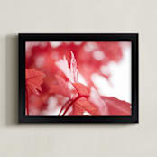 "Scarlet Season" - Art Print in Scarlet by Karen Kaul - Framed